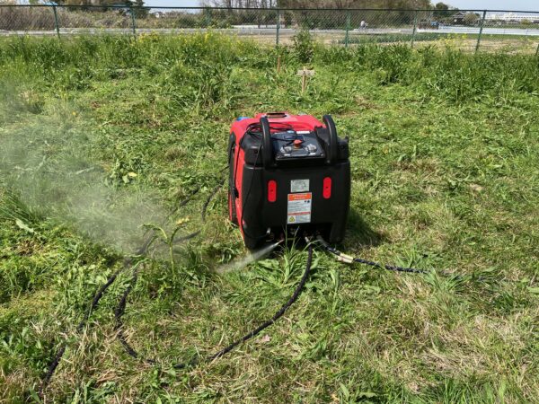 業務用100V+燃油式スチーム洗浄機（軽油）NK85XD　蒸気除草仕様