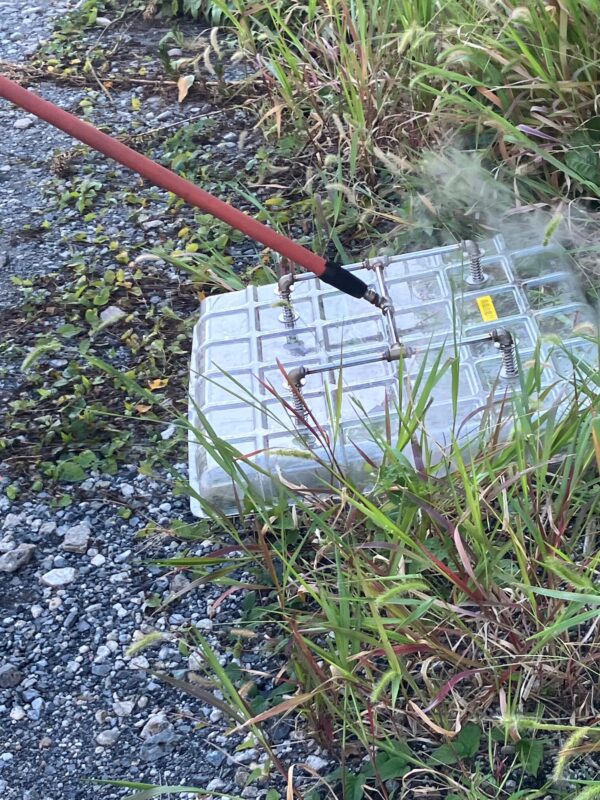業務用100V+燃油式スチーム洗浄機（軽油）NK85XD　蒸気除草仕様