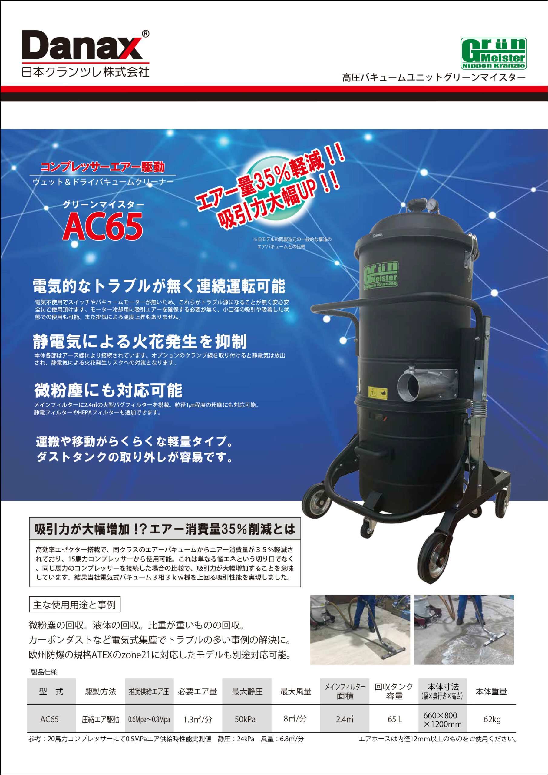 グリーンマイスターAC65カタログ