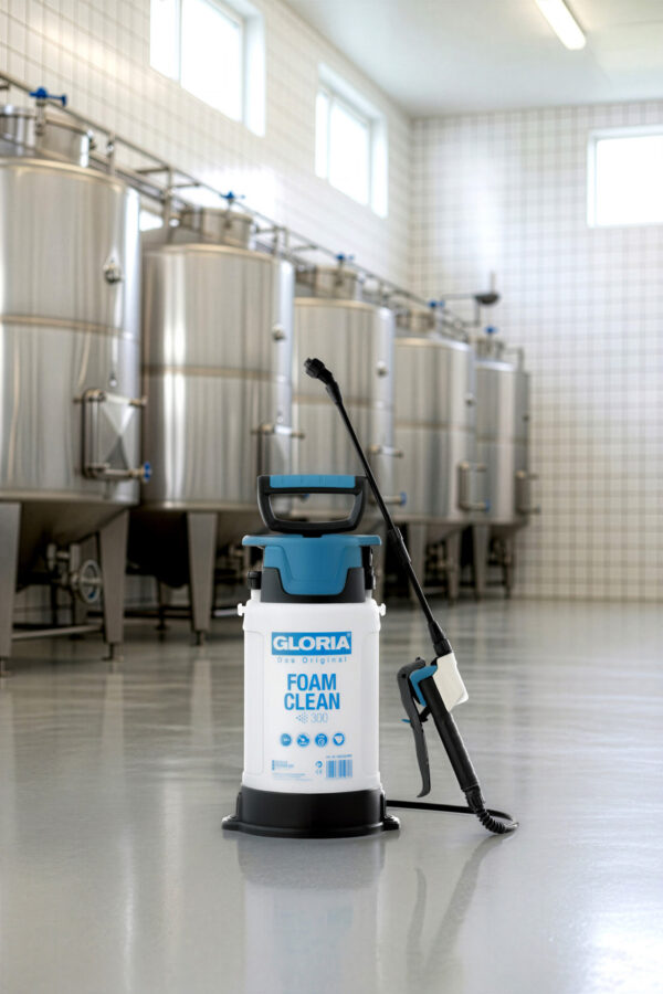 蓄圧式泡洗浄器FOAMCLEAN300